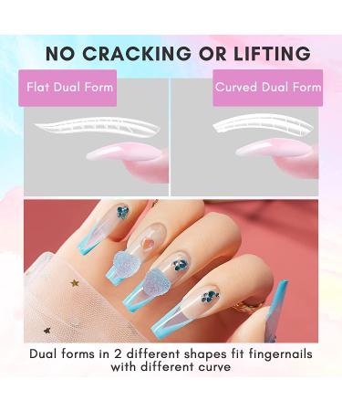 Mermaid Couture Poly Nail Gel Kit with UV LED Lamp - 30g Builder Gel, Glitter Powder, Butterfly Sticker, Rhinestone Supply - DIY Nail Acrylic Manicure Set - Buy Online on GoSupps.com