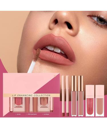 Coffret de Gloss L vres | Maquillage Mat R sistant Kit Cosm tique Beaut - 6 Pi ces Hydratantes Beaut Pour Femme Moments - Buy Online on GoSupps.com