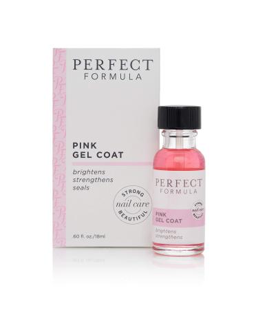 Perfect Formula Pink Gel Coat - Keratin Rich Nail Growth Treatment  Protein-Rich Sheer Pink Gel Nail Polish - A  Suit of Armor  For Your Nails  .06 oz.