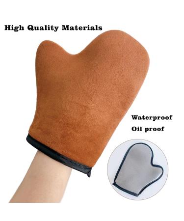 4 in 1 Self Tanning Mitt Kit - Fingerless & Back Mitts Super Soft Suitable for All Skin Tones - Buy Online on GoSupps.com