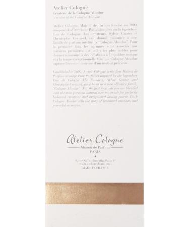 Atelier Cologne Poivre Electrique 3.3 Ounce Poivre Electrique 3.3 Ounce (Pack of 1) - Buy Online on GoSupps.com