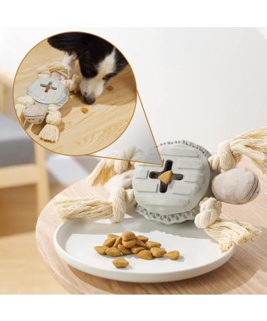 Sedioso Large Breed Dog Chew Toy - Tough Dental Chew for Aggressive Chewers - Teeth Cleaning Turtle Toy for Medium to Large Dogs (Grey) - Buy Online on GoSupps.com