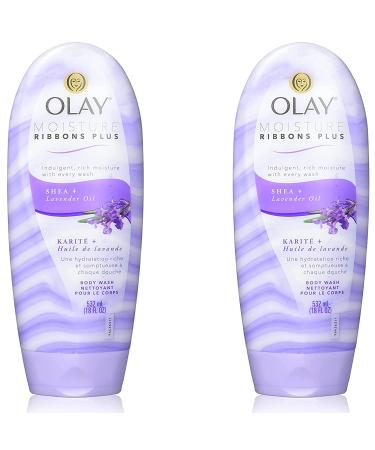 Olay Moisture Ribbons Plus Body Wash - Shea & Lavender Oil 18 fl oz | Hydrating & Nourishing - Buy Online on GoSupps.com