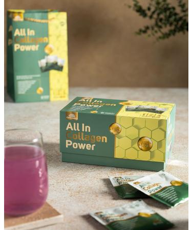 Camrusepa All in Collagen Power Multi-Type Collagen Powder with Glucosamine & Hyaluronic Acid Supports Joint Mobility Skin Elasticity Raspberry Flavor 30 Sachets - Buy Online on GoSupps.com