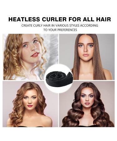 Velour Heatless Hair Curler Headband Set for Long Hair - No Heat Overnight Curlers with Clips for Women and Girls - Buy Online on GoSupps.com