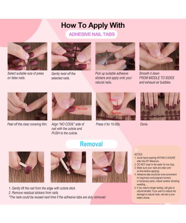 288PCS Matte Short Square False Press On Nails Pack #1 - Solid Color Acrylic Squoval Nail Tip Kit with Stickers, Tabs, Prep Pads, Nail File, Cuticle Stick | 01-12SJZJP Pack 1 - Buy Online on GoSupps.com