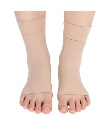 Buy 1Pair Heel Sleeve - Foot Ankle Compression Support for Skates Swelling & Plantar Fasciitis - Fast International Shipping - Buy Online on GoSupps.com