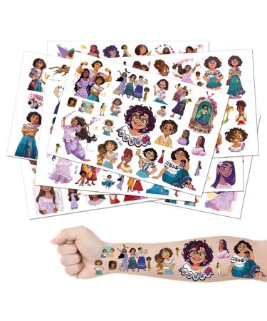 Encanto Temporary Tattoos - 8 Sheets | Birthday Party Decorations & Favors for Boys, Girls | School Rewards - Buy Online on GoSupps.com