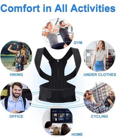Magnetic Therapy Posture Corrector Brace Shoulder Back Support Belt Braces & Supports Belt Shoulder Posture Unisex (Size : XX-Large) - Buy Online on GoSupps.com