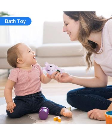 B&H Bunny Baby Bath Thermometer - Upgraded Infant Safety Floating Toy, FahrenheitCelsius, Kids Bathroom Essential (Pink) - Buy Online on GoSupps.com