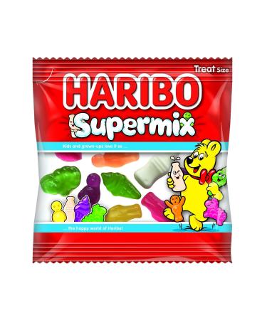 Haribo Supermix Treat Size Mini Bags 16g Kids Childrens Goody Party Bags 30 Multi Packs