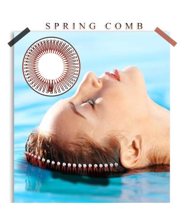 6-Piece Flexible Circular Stretch Comb Set - Plastic Hair Band Holder for Women & Girls - Available in 2 Colors - Buy Online on GoSupps.com