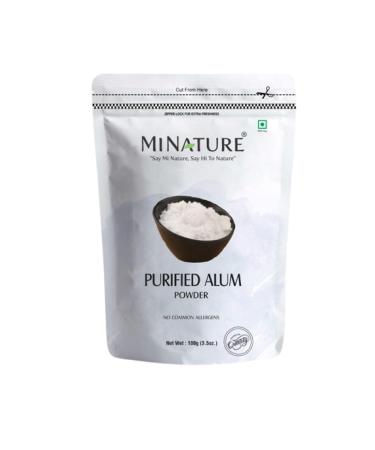 mi Nature Purified Fitkari Alum Powder (phitkari) | Water Purify | Pure Alum Powder| Cruelty-Free (100 gm/4oz)| Natural Deodrant| Pure & Natural