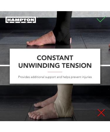 Hampton Adams 32 Pack Black Athletic Tape - 1.5 x 45ft Per Roll - No Residue, Easy Tear - for Sports, Athletes, Trainers - First Aid Wrap for Fingers, Ankles, Wrist - Buy Online on GoSupps.com