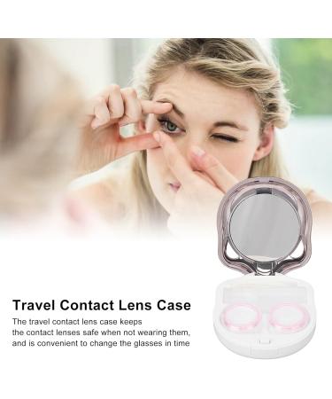 AMONIDA Cartoon Style Contact Lens Case - Safe & Disposable Pink Case for Travel & Protection - Buy Online on GoSupps.com