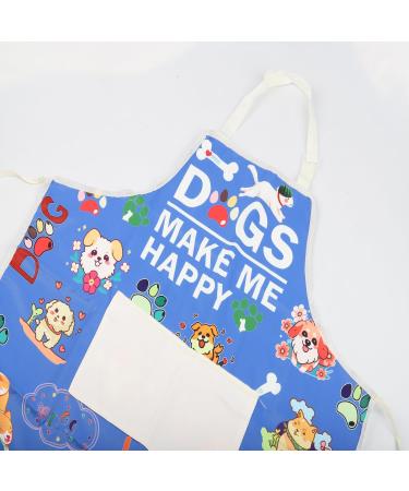BNQL Waterproof Dog Cooking Apron | Cute Puppy Care Gift & Groomer Essential - Make Dogs Happy! - Buy Online on GoSupps.com