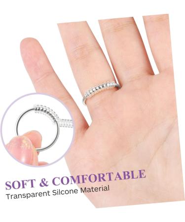 Coheali 24 STK Ring Size Adjuster Tool - Silicone Measurement for Women and Men - Perfect for Wide Ribbons - Buy Online on GoSupps.com
