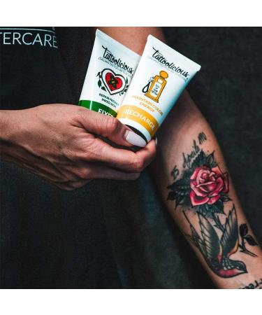 Tattoolicious FIXER - The Soothing Cream for New Tattoo with Organic Active Ingredients with Soothing and Calming Properties 75 ml - Buy Online on GoSupps.com