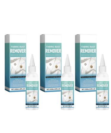 kwoifioy Lot de 3 détachants antirouille à action rapide pour vêtements sûrs et doux 100 ml