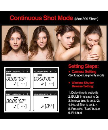 ENEGON Wireless Remote Shutter Release Control Timer for Nikon D5600 D7500 D850 and More Cameras - Buy Online on GoSupps.com
