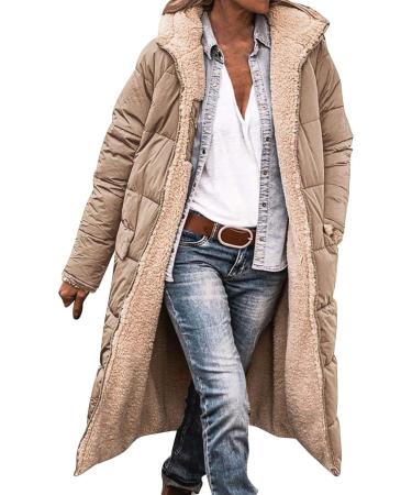 Shop Hanxiulin Oversized Plush Jacket for Women - Warm Breathable Winter Coat & Thick Fleece Cardigan - Buy Online on GoSupps.com