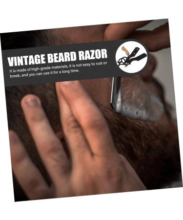 Stainless Steel Healeved 2-in-1 Shaver Holder & Razor for Men | Manual Bear Razing Hairdresser Tools - Buy Online on GoSupps.com
