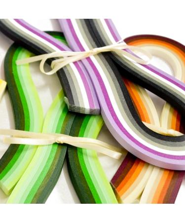 JUYA Multi-Color Quilling Strips Set - 720 Strips, 36 Colors, 54cm Length, 3mm Width - Buy Online on GoSupps.com