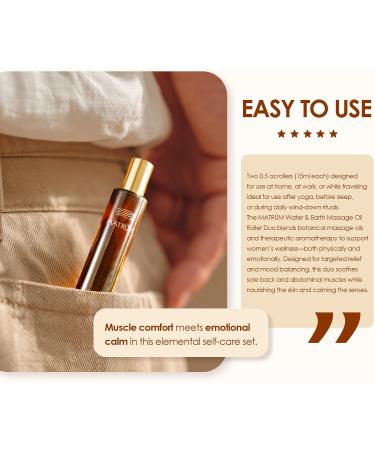MATRUM Massage Oil Roll On Five Element (Water + Earth) - Buy Online on GoSupps.com
