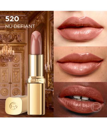 Buy L'Or al Paris Color Rich Satin Lipstick - 12 Hour Moisture Silky Finish 75% Nourishing Ingredients Nude Shade 520 Nu Defiant - International Shipping Available - Buy Online on GoSupps.com