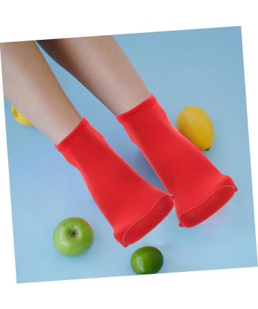 Kisangel Self-Warming Heated Socks for Men & Women - 4 Pairs Winter Socks Red-White 28x9.5x0.1cm - Ideal for Cold Weather Shipping Internationally - Buy Online on GoSupps.com