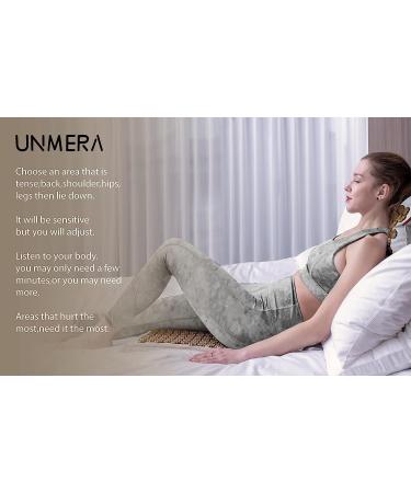 UNMERA Acupressure Mat and Pillow Set - Natural Premium Linen - XL - 5-Piece Set - Buy Online on GoSupps.com