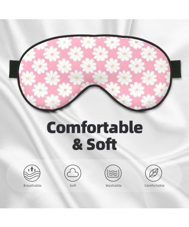 Camellia Pattern Unisex Adjustable Blackout Sleep Eye Mask - Perfect for Travel Yoga and Naps - Buy Online on GoSupps.com