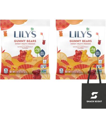 Lily's Assorted Flavored No Sugar Added Gummy Bears Bag 1.8 oz - Buy Online on GoSupps.com