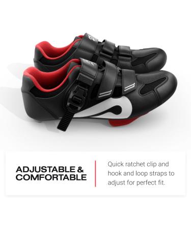 Peloton Bike Shoes | Delta Compatible Cleats | Black 41 EU | Optimal Fit for Bike & Bike+ - Buy Online on GoSupps.com