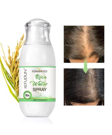 Hair Growth Serum | Rice Water Spray for Women | Natural Hair Moisturizer & Conditioner | Effective Hair Loss Treatment - 1.7 fl.oz - Buy Online on GoSupps.com