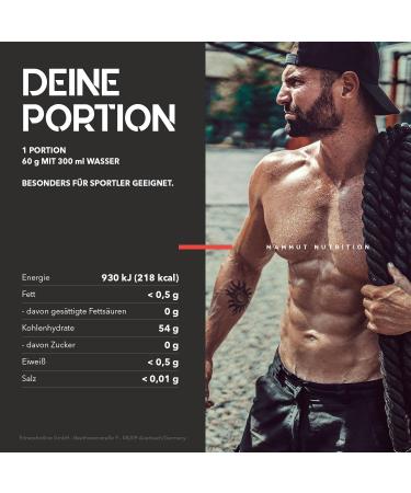 Mammut Waxy Maize Gain Amylopectin + Maltargo 1500g - Premium Energy & Recovery Supplement for Optimal Performance - Buy Online on GoSupps.com