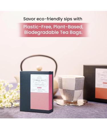  CHILL TEA Tokyo CHILL TEA Tokyo "UME" Plum Green Tea - 100% Japanese Leaf Green Tea - Rich and Fruity Flavour (30 Bags) - Buy Online on GoSupps.com