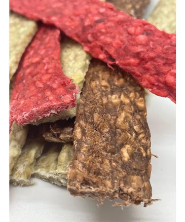 Cattle Ranch Dog Treats Chews Rawhide Munchy Stick Supports Dental Health Stimulates and Entertains by Satisfying Dog s Natural Urge to Chew (Flat 7"x1" Pk of 10 Assorted) - Buy Online on GoSupps.com