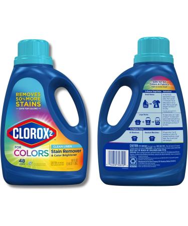 Colorox 2 for Colors Free Clear Laundry Additive (Pack of 4) - Effective Stain Remover & Color Brightener 66 oz - Shop Internationally - Buy Online on GoSupps.com