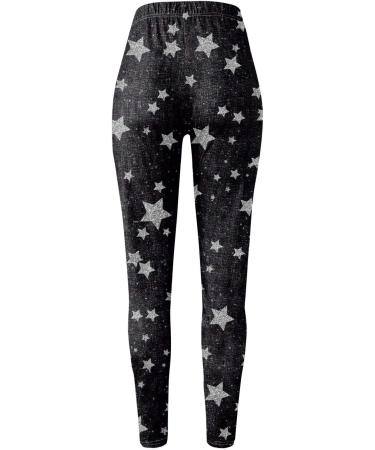 Shop Mjiqing Christmas Leggings for Women - Warm High Waist Santa Claus Design Plus Size Thermo Stretch and Comfortable Elastic Socks - Thick Dark Gray Pants - Buy Online on GoSupps.com