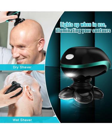 5D Electric Head Shaver for Bald Men - Dolodomy Waterproof 5-in-1 Razor with LED Nose Hair Trimmer & Face Brush - Buy Online on GoSupps.com