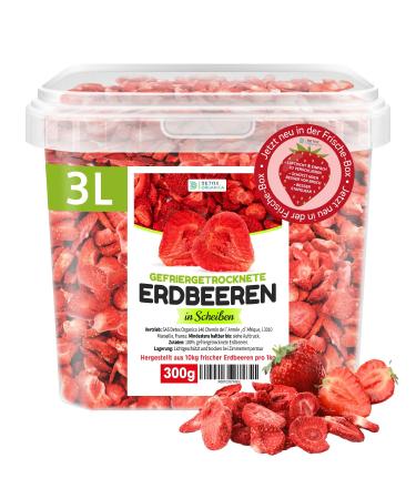 Freezing -dried strawberries 300g fruits in slices 100% dried fruits natural and without the addition of sugar or additives the highest quality of detox organica (300g) 300 g (1 Pack) - Buy Online on GoSupps.com