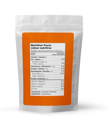 Organic Inulin Powder (1kg) by Elo's Premium| 100% Food Grade Inulin Powder | Packaged in Canada| Used As A Source Of Fibre | Pure &Non-GMO | Dissolve In Water Or Use In Baking - Buy Online on GoSupps.com