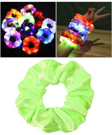 Luminous Glow in the Dark Hair Rope - Fluorescent Green Hair Tie for Women - Buy Online on GoSupps.com
