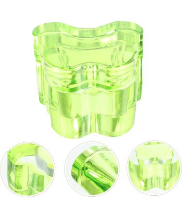 Beavorty glass acrylic nail supplies Manicure Nail Dish nail cups with lids dish for acrylic nails Acrylic Nail Dish nail dish cups nail dish with lid nail art cup crystal bowl thicken 7x5.6cm Green - Buy Online on GoSupps.com