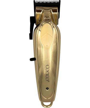 Cocco Pro BLDC Clipper Digital Gap Pro Graphite Steel Blade High-Torque Motor All-Metal Housing Gold