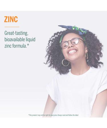 Genestra Brands - Zinc Glycinate Liquid - 450 ml Liquid - Natural Peach-Tangerine Flavour - Buy Online on GoSupps.com
