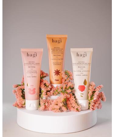 Hagi Bali Holiday - Natural Hand and Nail Cream | Biotin | Cucumber Extract | Hibiscus Extract | Bamboo Extract | Shea Butter | Vitamin E | Hydration | 50ml - Buy Online on GoSupps.com
