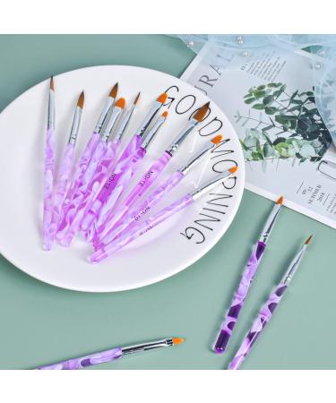 Smatime 13-Piece Nail Art Brush Set | Professional Gel & Acrylic Brushes for Salon Nail Care & DIY Designs - Buy Online on GoSupps.com