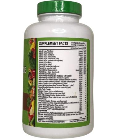 Choice Health Formulas Advantage Greens Superfood - Energy Promoter - Wheat Grass Barley Grass Spirulina Spinach Chlorella Beets Kale Supplement (150 Cap) - Buy Online on GoSupps.com